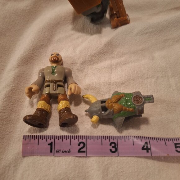 Imaginext Axemin Viking Battle Figure w Helmet Accessories - Picture 12 of 12
